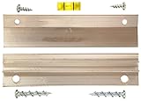 OOK 55310 Hangman 60-Pound 7-Piece French Cleat Picture Hanger with Wall Dog Mounting Screws (2 Pack)