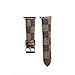 GOOSUU for Apple iwatch Strap 38mm 42mm,Mew Fashion Serpentine Leather Wrist Bands for Women and Men, for Apple Watch Series 3 Series 2 1, Replacement Large Metal Classic Buckle (Brown 42mm)