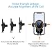 [Upgraded]Wireless Car Charger Mount-Triangle Linkage Automatic Clamping 10W Qi Fast Charging Air Vent Phone Holder,Infrared Sensing Compatible with iPhone 11 Pro Max Xs XR X 8,Samsung S10 S9 Note 10
