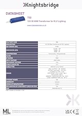 Knightsbridge 12V 20-60W Transformer Halogen Dimmable 60W VA Safety Isolating view 3