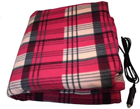 電気毛布 車用 車中泊 毛布 大 150cm 110cm 防寒保温 シガーソケット12ｖ