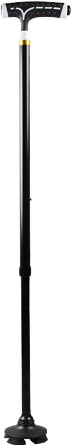 Walker Small 4-Legged Tube Stick Massage Grip Tube Stick Older Height Adjustable