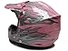 TMS Youth Kids Pink Flame Motocross Helmet Mx Atv Dirtbike Dot (Large)