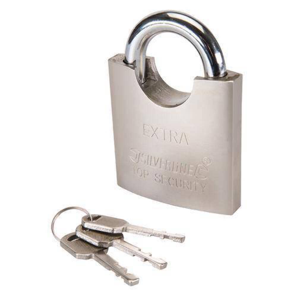 Silverline 801285 Shrouded Padlock 60 mm