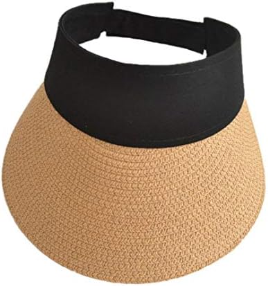 Women Summer Open Top Straw Braided Sun 
