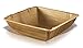 Naturally Chic Palm Leaf Bowls Bamboo Bowls Disposable 5 Inch Square Party (25 pcs) - Wood & Bamboo Like, Eco Friendly, Compostable and Biodegradable Bowls for Weddings and Events