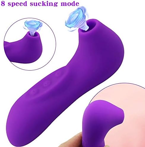NOMAGA 8 Frequency Vǐbration Sucking USB Charging Silent Waterproof Durable multi-Speed Wireless Suction Cup for Women Only Sold by Zero Distance Shop