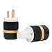 Viborg HiFi US Power Plug+IEC C15 Connector Set, Pure Copper Non-Magnetic 15A 250V AC, Nylon/Fiberglass Shell for DIY Audiophile Power Cable
