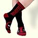 Men's Batman Superman Captain America Deadpool Punisher Design Cotton Socks Pack of 5