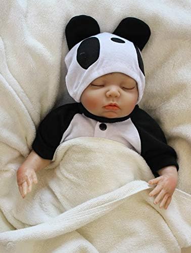 ZIYIUI 20 Inch 50cm Reborn Baby Dolls Boy Reborn Toddler Dolls Vinyl Soft Silicone Girl Toys Real Life Sleeping Baby Dolls Newborn Baby Boy Doll Best Xmas Gifts for Children