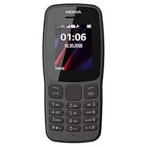 Nokia-106-Dual-Sim-2018-Dark-Grey-With-LED-Torch-FM-Radio-Big-Button-Phone Nokia 106 all carriers 4GB Dual Sim 2018 Dark Grey With LED Torch - FM Radio - Big Button Phone