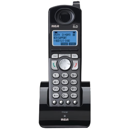 RCA 25055RE1 Dect 6.0 Cordless Expansion Handset 2-Line Landline Telephone - 3 Pack