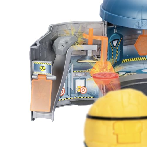 Minions Despicable Me 4 - Mega Transformation Chamber | Transform AVL Jerry Into Mega Jerry | Chamber Opens Out to Transform Into an AVL Training Center Playset | with Lights & Sounds