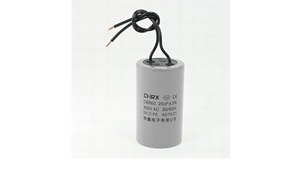 ugtell Motor condensador capacitancia CBB60 20UF, 450 vac ...