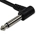 GLS Audio 6 Inch Patch Cable Cords (0.5 feet) - Right Angle 1/4