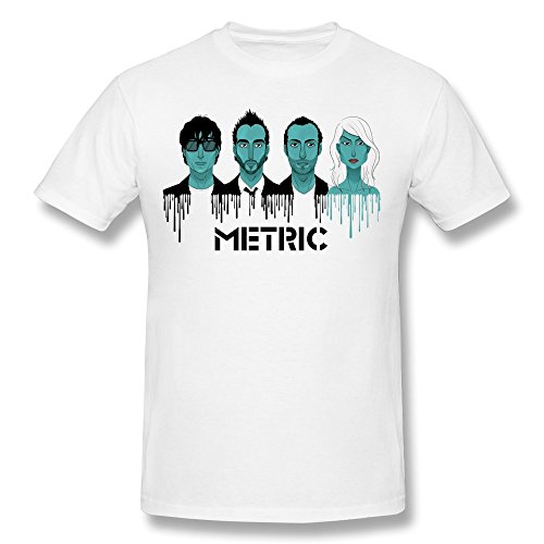 CXY Men's Metric Band T-Shirt White [Apparel] Apparel