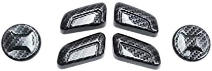 WALKER TRENT - For Skoda Kodiaq Karoq 2017 2018 ABS Plastic Interior Car Seat Adjusment Cover Decoration Trim 6pcs Car Styling