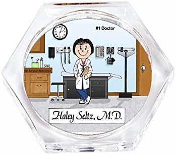 Personalized Drink Coaster: Doctor - Female Great for physician, PA, nurse practitioner, charge nurse, medical practice