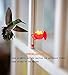 Handheld Hummingbird Feeders, Mini Hummingbird Feeders with Perches for Outdoors - Feed Right from Your Hand, with Suction Cup and Cleaning Brush (5 Pack)