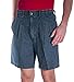 Creekwood Elastic Waist Twill Shorts for Big & Tall Men – 100% Pure Cotton