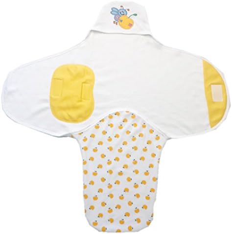 BRIM HUGS & CUDDLES Baby Boy's and Baby Girl's Cotton Print Swaddle (Beige)