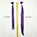 Luwigs Purple 100% Human Virgin Hair Clip In Hair Extensions 14inches Straight Highlights Colored Hair Streak Hairpieces No Short Hair 5pcs/set (14 inches, Purple)