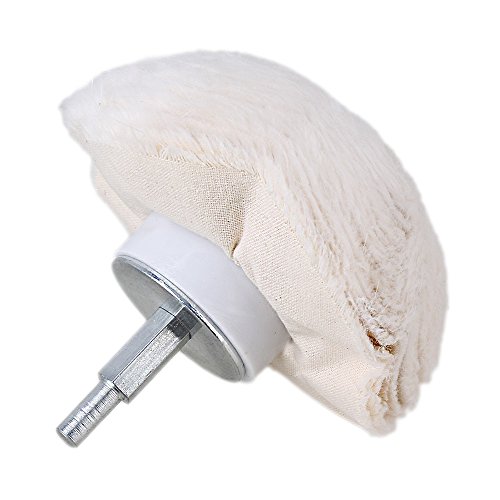 Mushroom Shape Cotton Rotary Buffing Buffer Polish Wheel (90mm Dia)