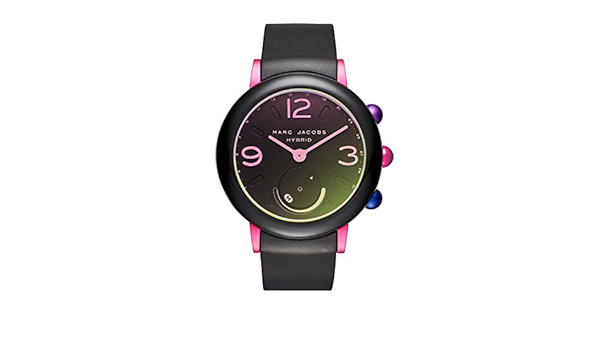 Marc Jacobs Women's Riley Hybrid Smartwatch on Sport Silicone Strap,  Black/Pink, 20 millimeters, : Amazon.com.au: Clothing, Shoes \u0026 Accessories