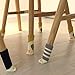 20 Chair Feet Sock - Furniture Feet Covers Caps Pads - Flexible Anti Scratch Knitted Wool Chair Leg Floor Protectors - Cute Cat Paw Design, 5 Different Colors in 1 Pack