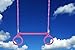 Standard Trapeze Bar with Rings | Pink | Compatible with Most Playsets | Easy to Install | 115lb Capacity | Swing Hangers Not Included | DIY Swingset Accessory | Backyard Playground Accessories