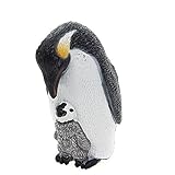 Schleich Emperor Penguin with Chick Toy Figure