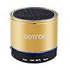 Betron Haut-parleurs sans Fil Bluetooth KBS08 Portable De Voyage Doré