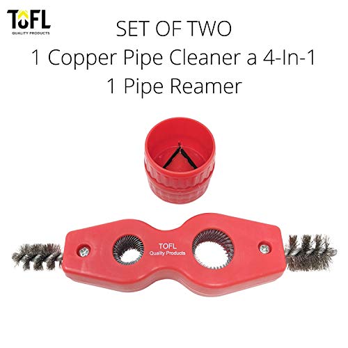 Copper Pipe Cleaner and Reamer Value Set Tested and Proven by