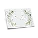 Hortense B. Hewitt Spiral Bound Compact Wedding/Event Guest Book, 7.5 x 5.75-Inch, Greenery