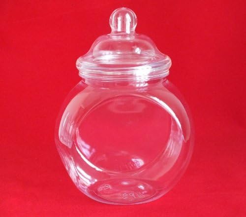 Retro Plastic 650ML Storage Jar with Victorian Screw Lid - 10 Jars by jars2u