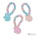 Unicorn Candy Bracelets with Charms - Set of 12 Individually Wrapped - Unicorn Birthday Party Favors for Kids