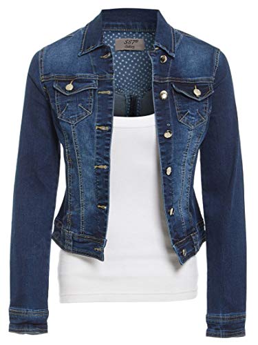 ladies denim jacket size 14