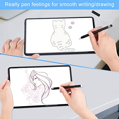 Stylus Pen for iPad (2 Pcs), Fine Point Capacitive Stylus Pens Touch Screens for Apple/iPhone/Ipad pro/Mini/Air/Android/Microsoft/Surface All Touch Screens - Black/Black