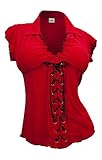 eVogues Plus Size Sexy Lace Corset Top Made in USA