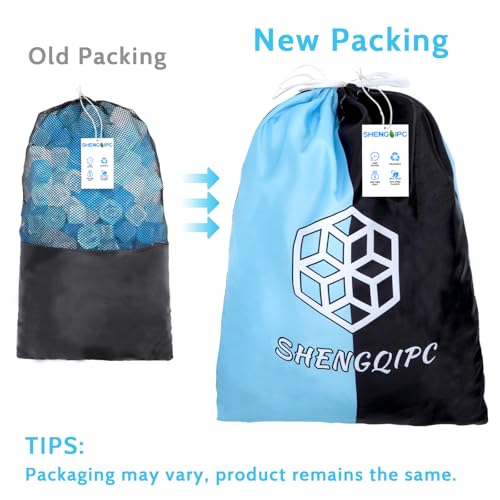 SHENGQIPC Reusable Ice Cubes for Camping, 360 Pack, 12 lbs | No Mess, No Diluting, BPA-FREE, Slow Melt, Refreezable, Large Pack for Drinks, Cooler, Party, Bars, Ice Bath, Outdoor Parties