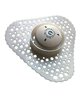 SET - EcoBug® Kunststoff Urinalmatte weiß inkl. Extra strong EcoBug Urinal cap