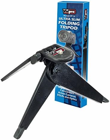 JVC Picsio GC-FM2 Camcorder Tripod Folding Table-Top Tripod for Compact Digital Cameras and Camcorders - Approx 5" H