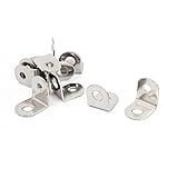 uxcell Stainless Steel Corner Brace Joint Right Angle Bracket 17x17mm 10 Pcs