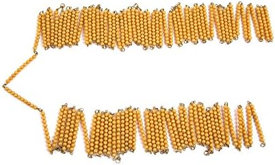 Montessori Math Materials 1000 Bead Chainsfor Early Preschool Learning Toy