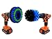 Medium Scrubbing Brush Drill Attachment Set: Beast Brush Spin Power Scrubber for Fast and Easy Cleaning for All Surfaces, Medium Bristles for Bathroom Shower and Tub, Kitchen Tiles, Carpet, Cars