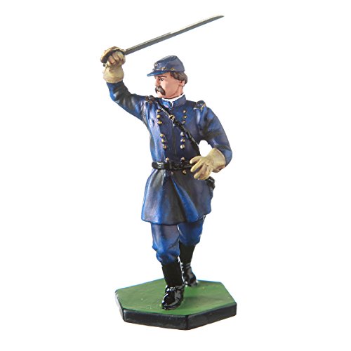Tin Toy Soldier USA Civil war Northerners General Joshua L. Chamberlain hand painted metal sculpture miniature figurine 54mm #CW21