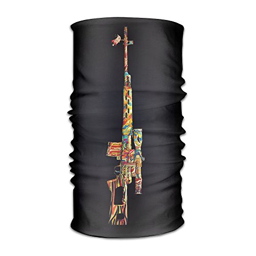 HEHE TAN Beanie Camouflage Sniper Rifle Multifunctional Bandanas For Men Women Sweatband Elastic Turban Headwear Headscarf