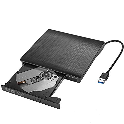 External CD Drive, USB 3.0 Portable CD DVD Player,Ultra Slim CD DVD