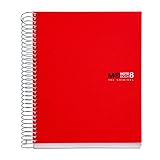 Miquelrius 8 Subject Spiral Notebook, College
