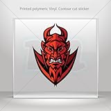 Stickers Decal Devil Evil Satan Hell Motorbike Vehicle Weatherproof Garage car Bicycle 0500 KR986